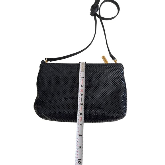 WHITING & DAVIS Vintage Navy Blue Mesh Cocktail Bag - Picture 6 of 10